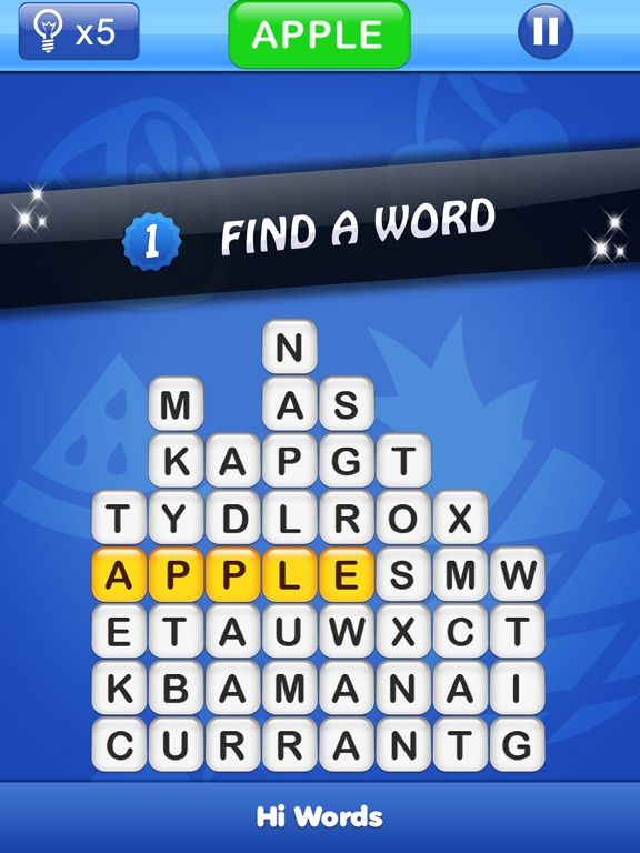 Hi Words game screenshot