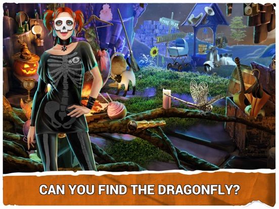 Hidden Objects Halloween game screenshot