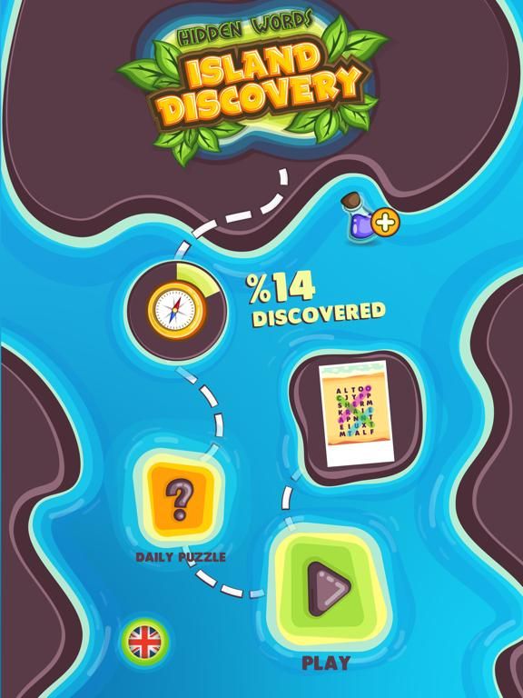 Hidden Words Island Discovery App Screenshot