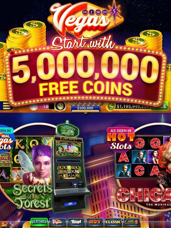 High 5 Vegas Free Slots Casino game screenshot