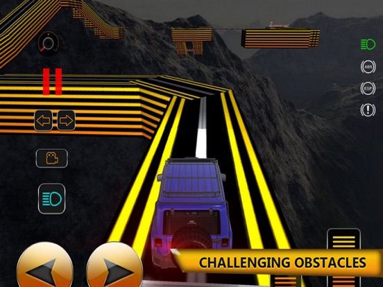 High Mountain Car Track Drivin App Screenshot