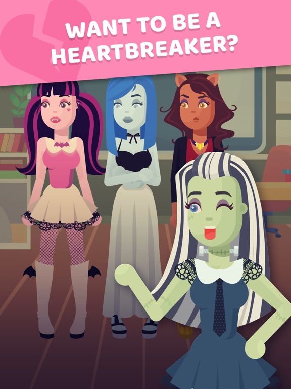 High School Monster Date: Game game screenshot