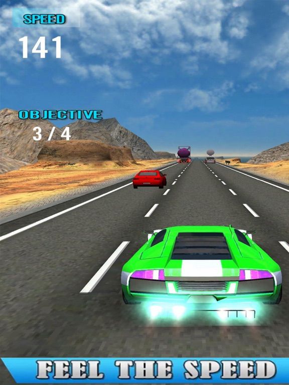 High Speed Car In City App Screenshot