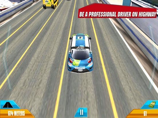 Highway Car Crash Racing App Screenshot