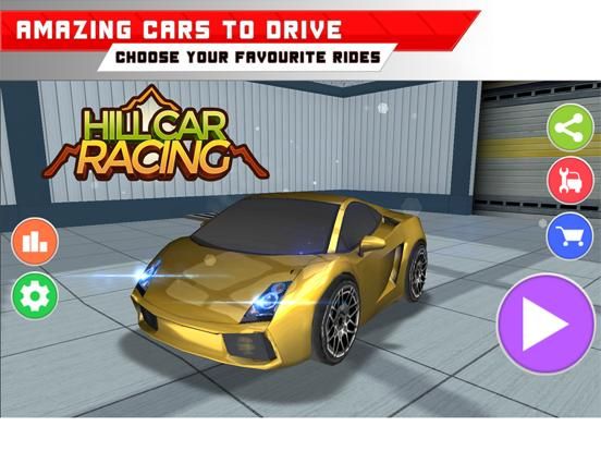 Hill Car Racing game screenshot