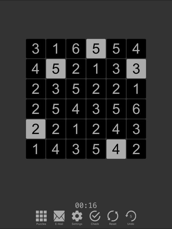 Hitori Pro App Screenshot