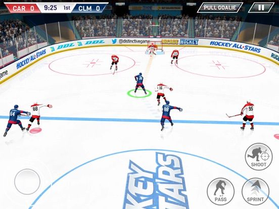 Hockey All Stars game screenshot