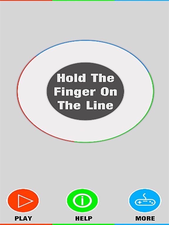 Hold The Finger On The Line App Screenshot