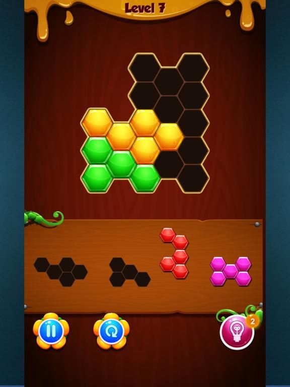 HoneyComb Puzzle App Screenshot