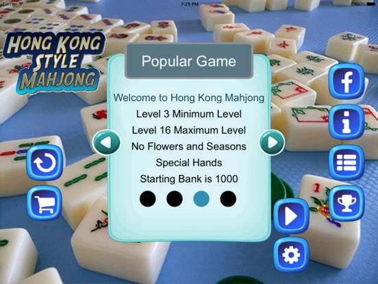 Hong Kong Style Mahjong game screenshot