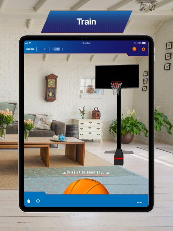 Hoops AR BasketBall Hard Mode App Screenshot