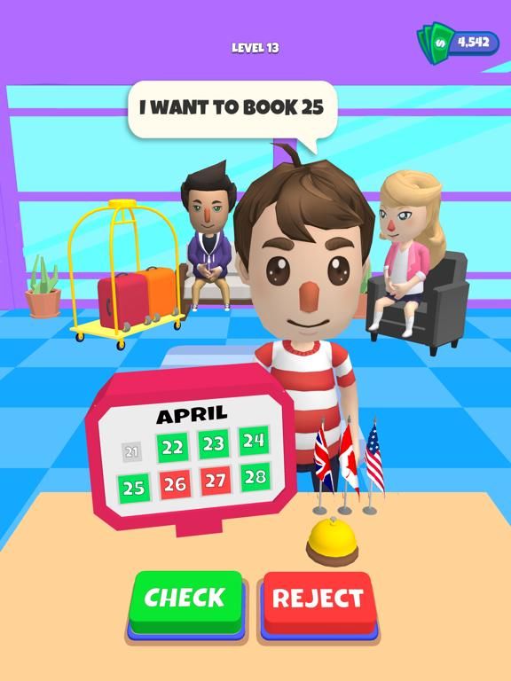 Hotel Manager 3D App Screenshot
