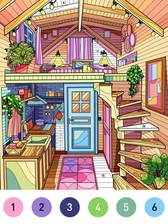 House Color game screenshot