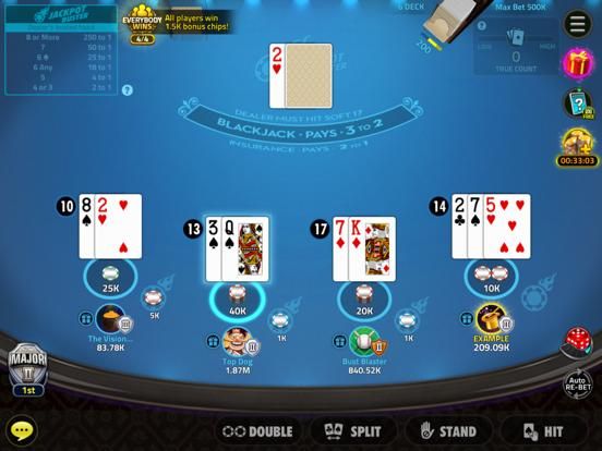 House of Blackjack 21 game screenshot