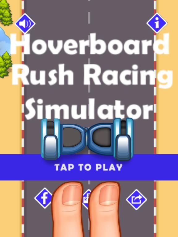 Hoverboard Rush Simulator Racing Hover Board Flip game screenshot