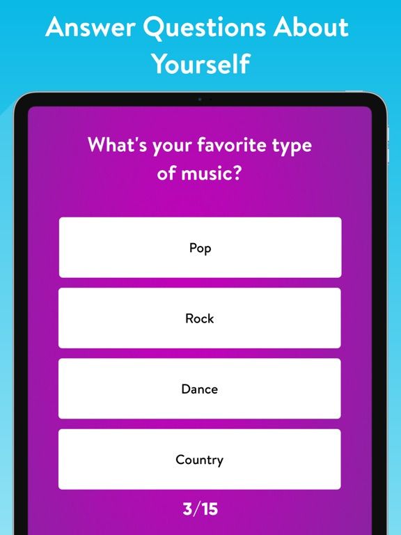 How well do you know me! App Screenshot