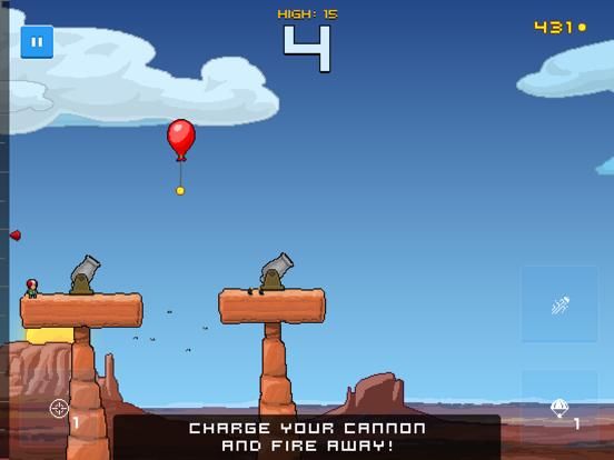 Human Cannonball game screenshot