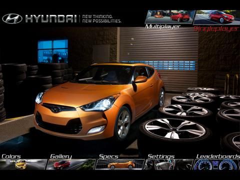 Hyundai Veloster HD game screenshot