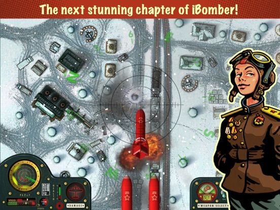 IBomber Winter Warfare game screenshot