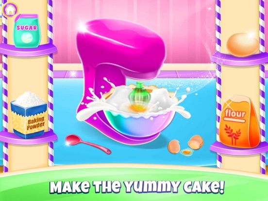 Ice Cream Cake Fun Kitchenette game screenshot