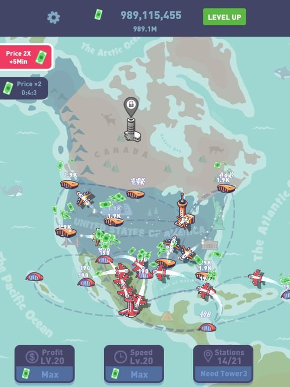 Idle Airline Manager App Screenshot