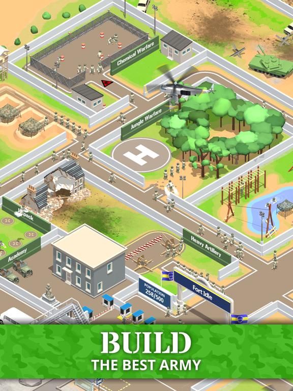 Idle Army Base game screenshot