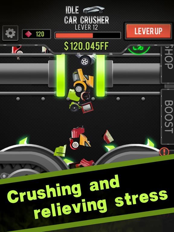 Idle Car Crusher App Screenshot