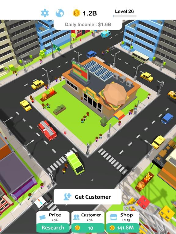 Idle City Burger App Screenshot