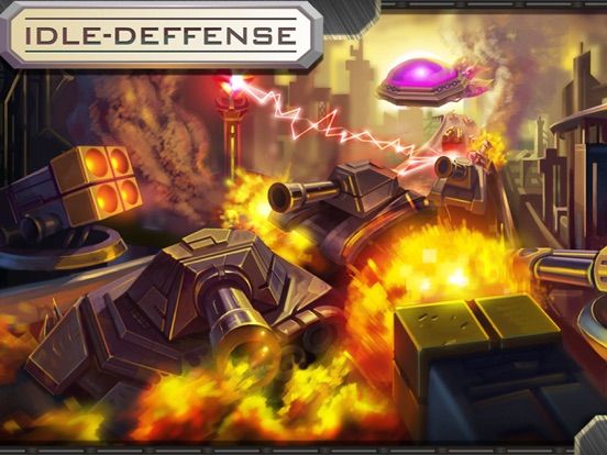Idle Defense: tanks vs. tower game screenshot