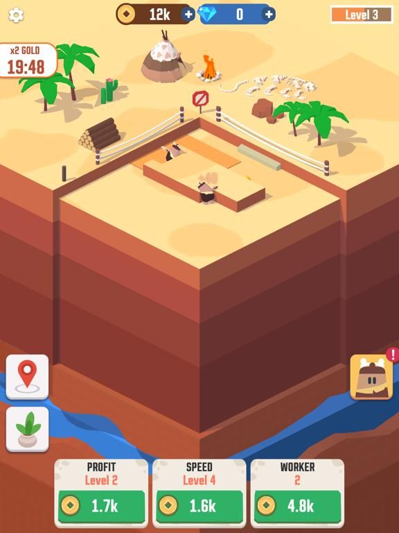 Idle Digging Tycoon game screenshot