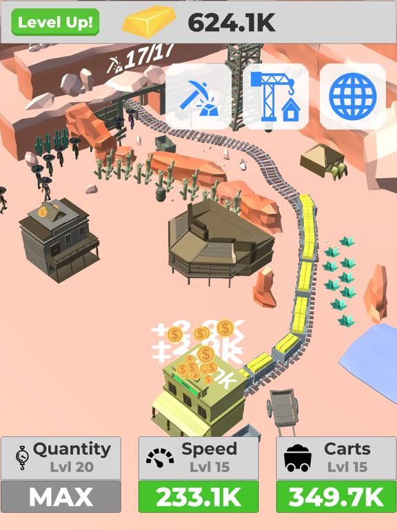 Idle Gold Mine! App Screenshot