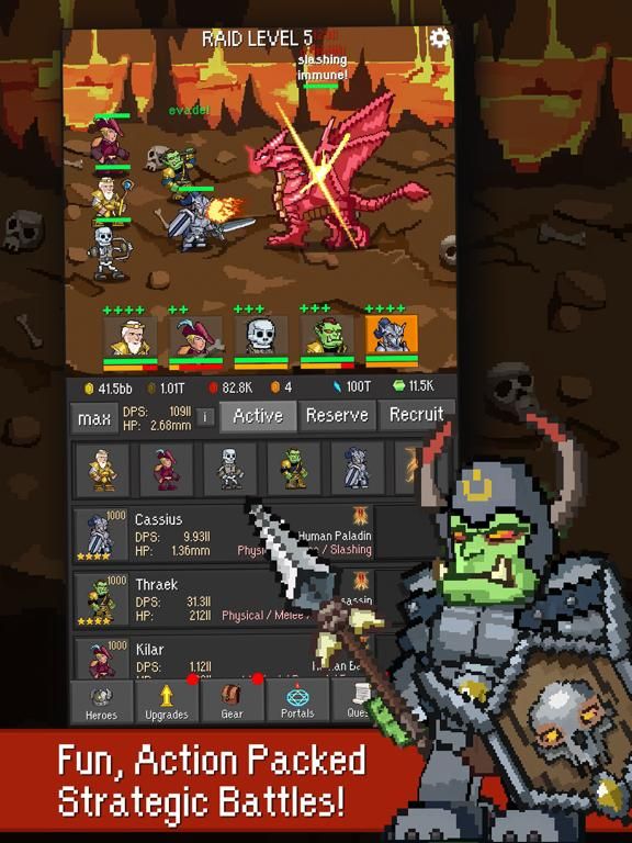 Idle Guardians App Screenshot