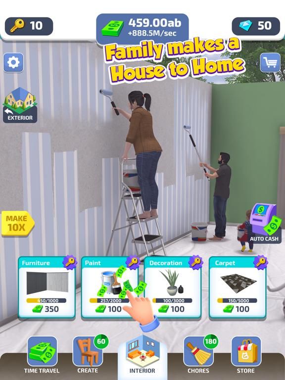 Idle Home App Screenshot