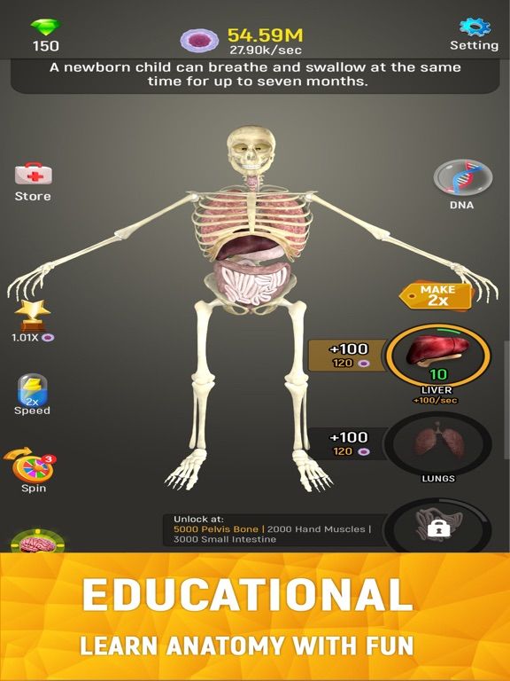 Idle Human App Screenshot