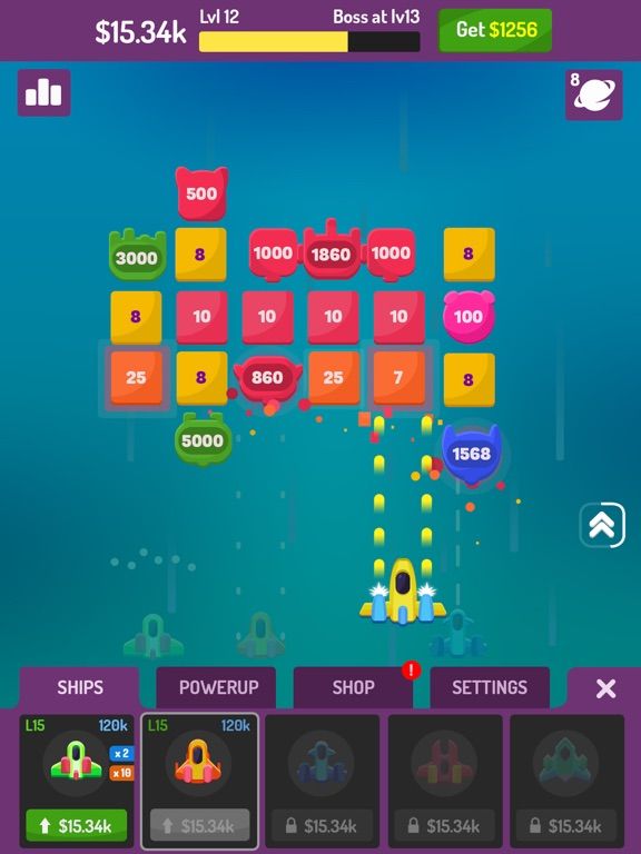 Idle Invaders game screenshot