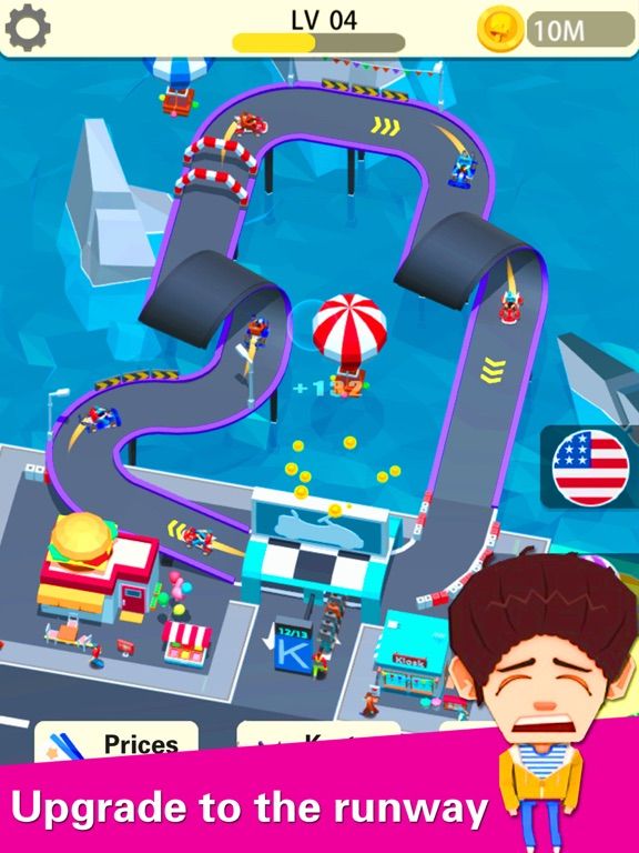 Idle Kart Park game screenshot
