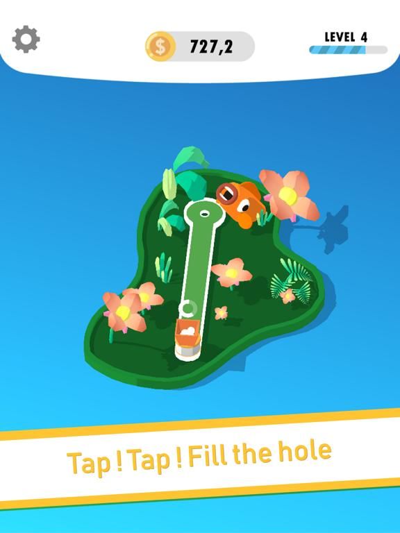 Idle Minigolf game screenshot