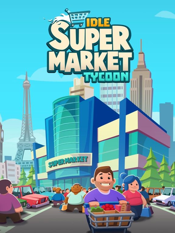 Idle Supermarket Tycoon game screenshot