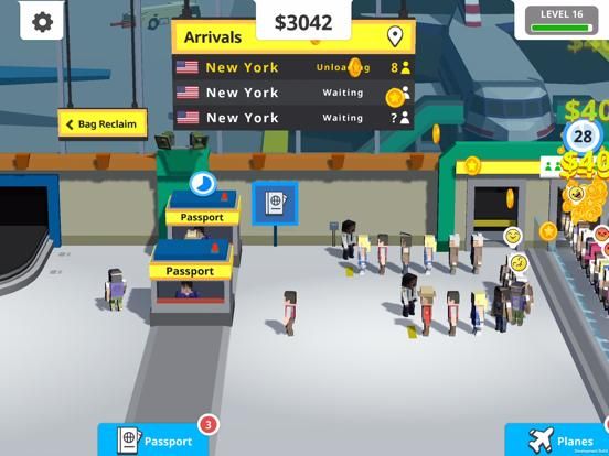 Idle Tap Airport game screenshot