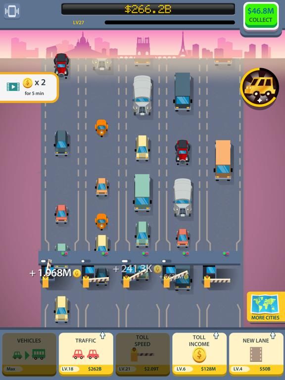 Idle Toll game screenshot