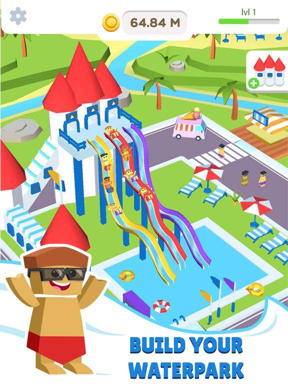 Idle Waterpark 3D Fun Aquapark App Screenshot