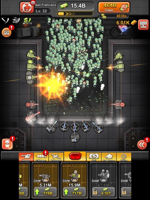 Idle Zombies game screenshot