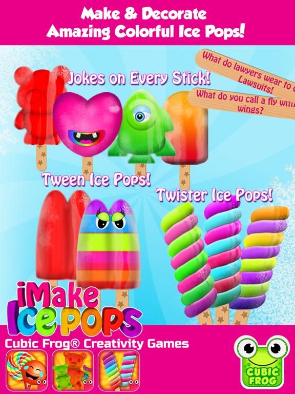 IMake Ice Pops game screenshot