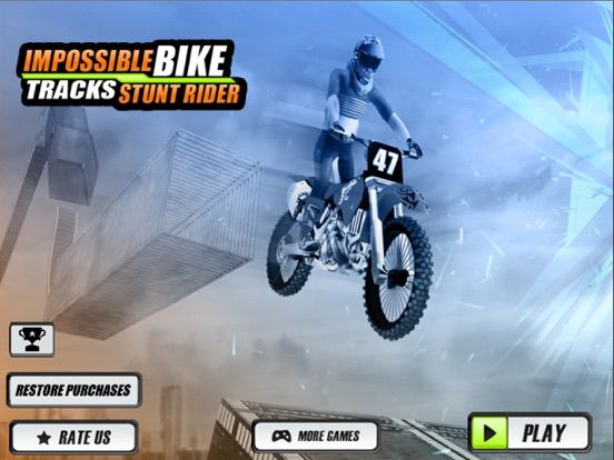 Impossible Bike Tracks Stunts Rider game screenshot
