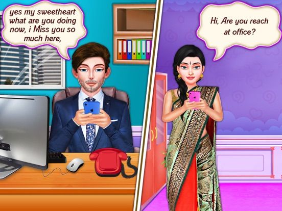 Indian Couple Honeymoon game screenshot