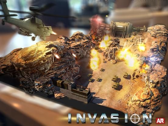 Invasion AR game screenshot