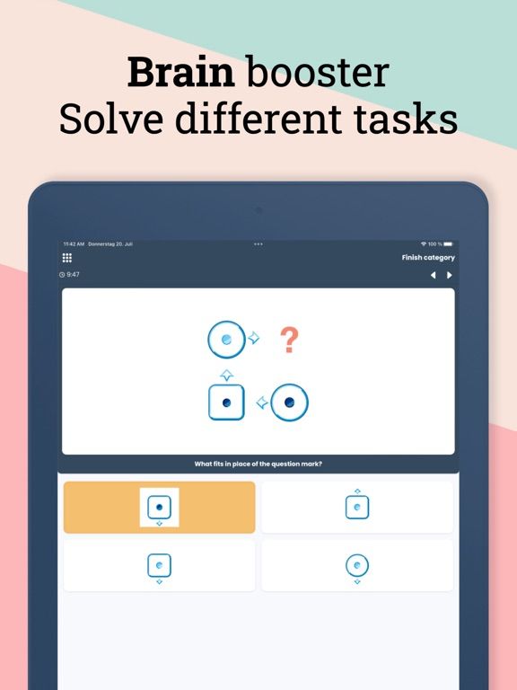 IQ Test App game screenshot