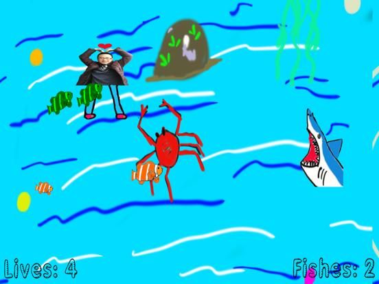 James White Fish Game App Screenshot
