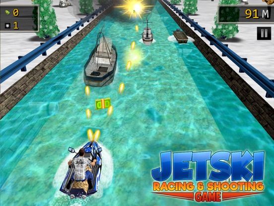 JET SKI RACING SHOOTING GAMES App Screenshot