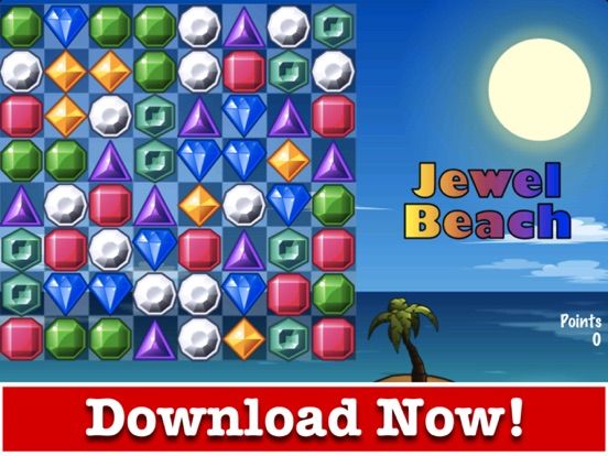 Jewel Beach game screenshot